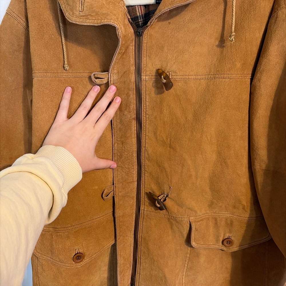 Vintage Suede Leather Jacket - Picture 4 of 7
